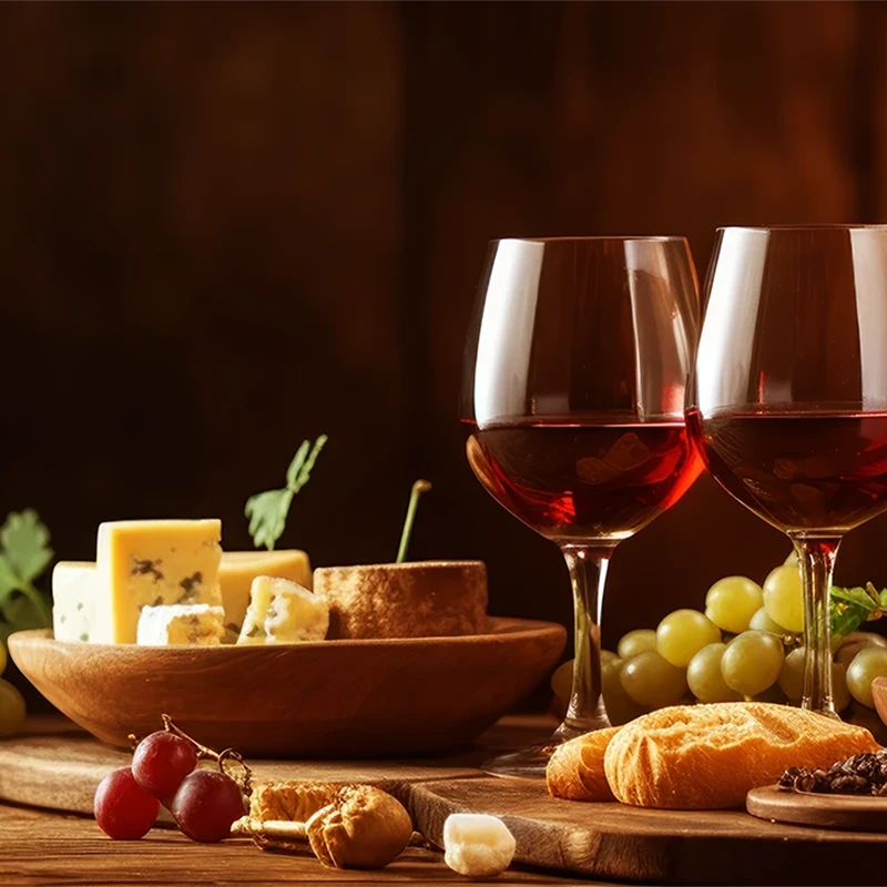 Vignoble avec grappes de raisin pour la production de vin