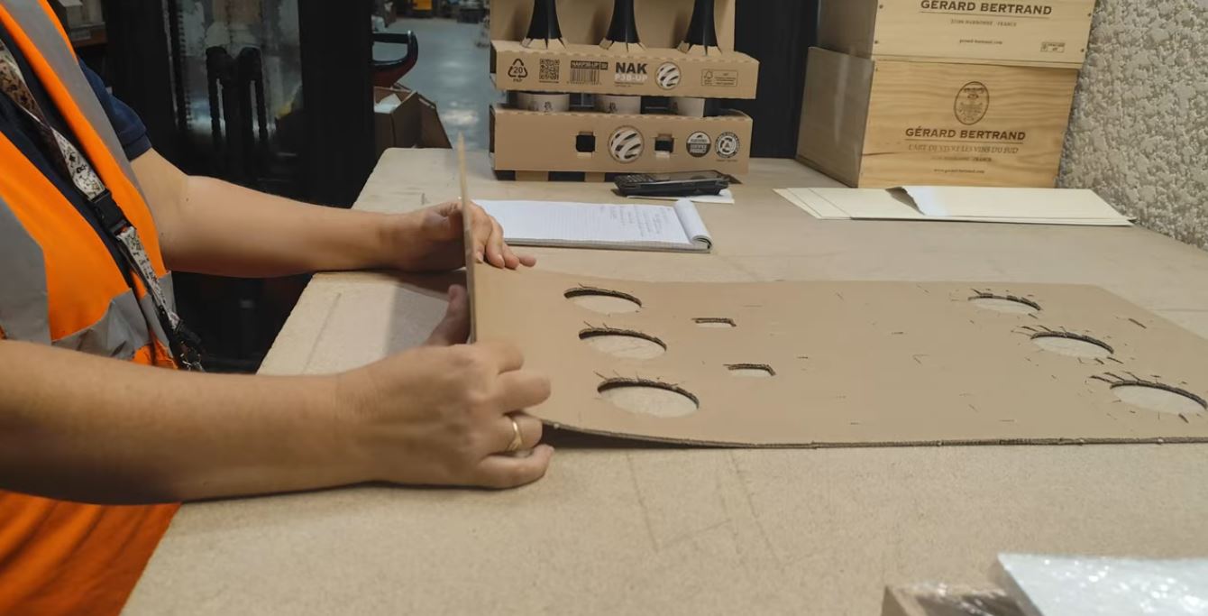 montage d'un carton sécurisé
